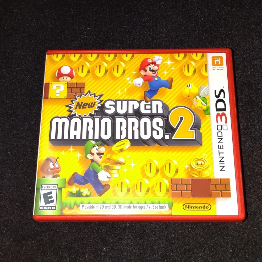 New Super Mario Bros 2 - Nintendo 3DS ***CASE ONLY / NO GAME / Authentic /USA